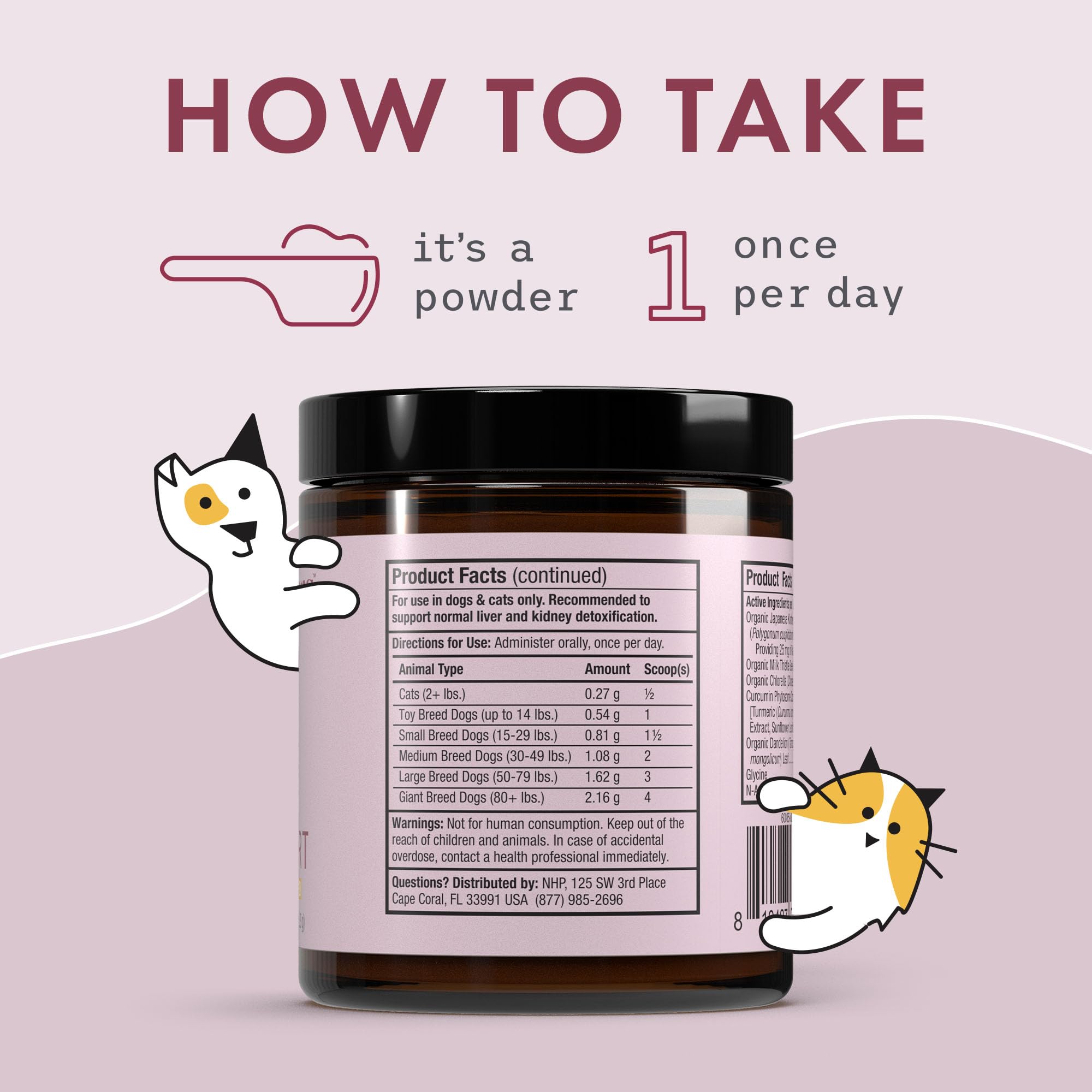 Bark & Whiskers Detox Support - Helps Support Healthy Liver & Kidney Function - Herbal Blend with Organic Milk Thistle & Green Tea - 1.8 oz - Image 6