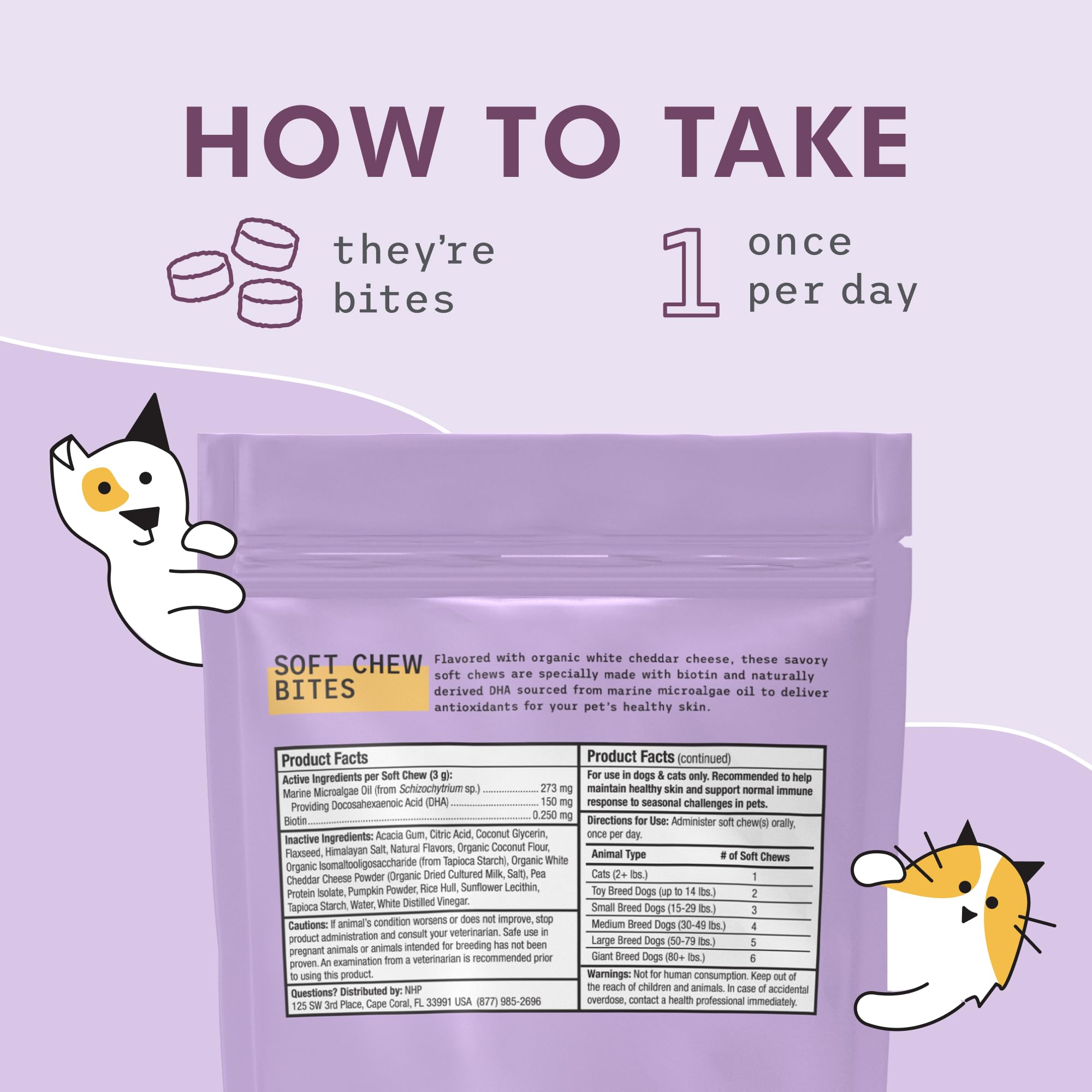 DR MERCOLA Bark & Whiskers Skin Support Bites, 6.34 oz, 1 Bag, Gluten Free, Soy Free, Non-GMO - Image 5
